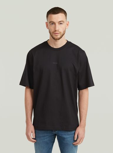 Center Chest Logo Loose Boxy T-Shirt